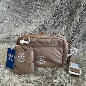 NWT Adidas Originals Beige Crossbody Bag